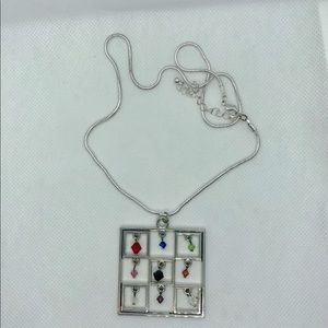 Handmade by me framed swarovski crystals